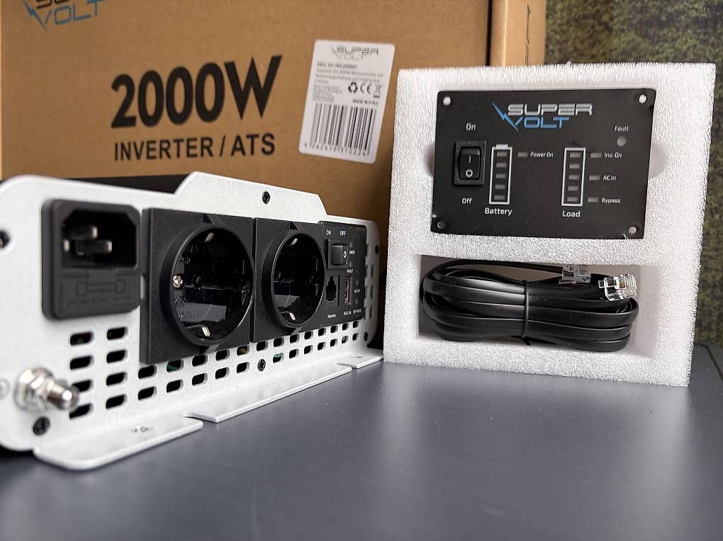 Inverter: 12V 2000W Supervolt Wechselrichter – Usato da Bülach venduto da CAMPTIVITY 1