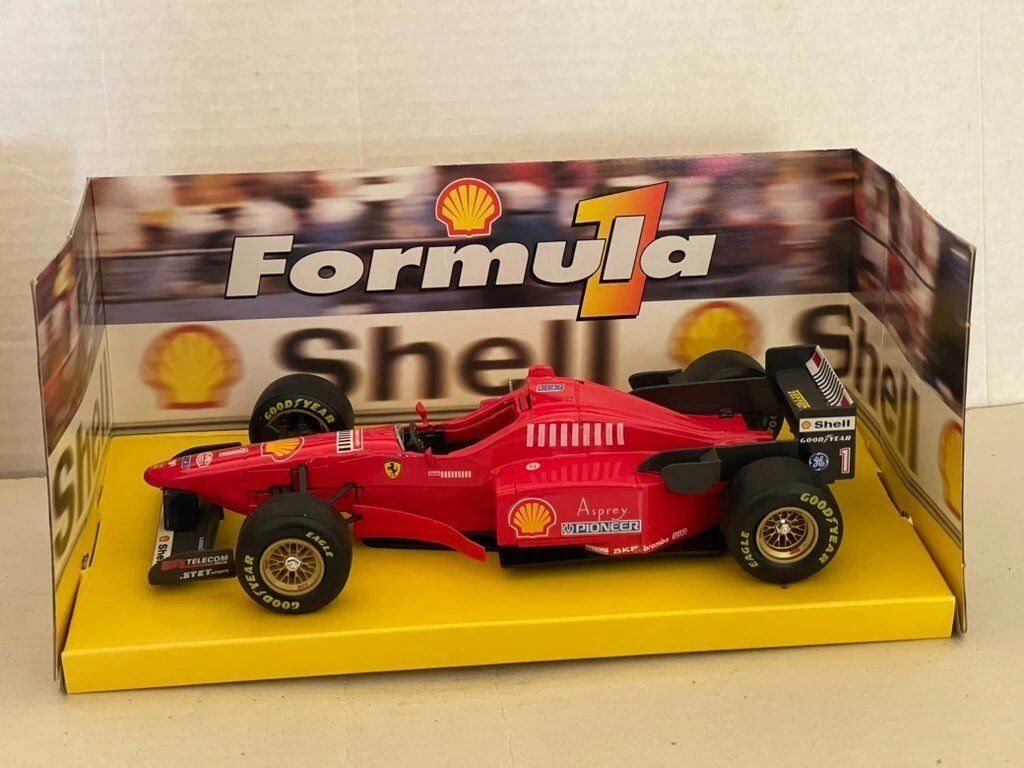 Ferrari Modellini d'auto: MAISTO Michael Schuhmacher Ferrari rot Formula 1 Shell – Nuovo e nell'imballaggio originale da Kradolf venduto da Maybe10 1