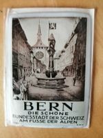 Blechschild als Postkarte Bern - Die schoene Bundesstadt