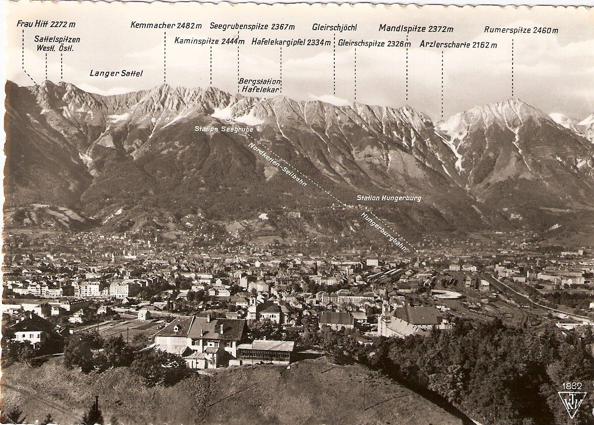 Cartoline postali: Innsbruck – Usato da Richterswil venduto da solalex