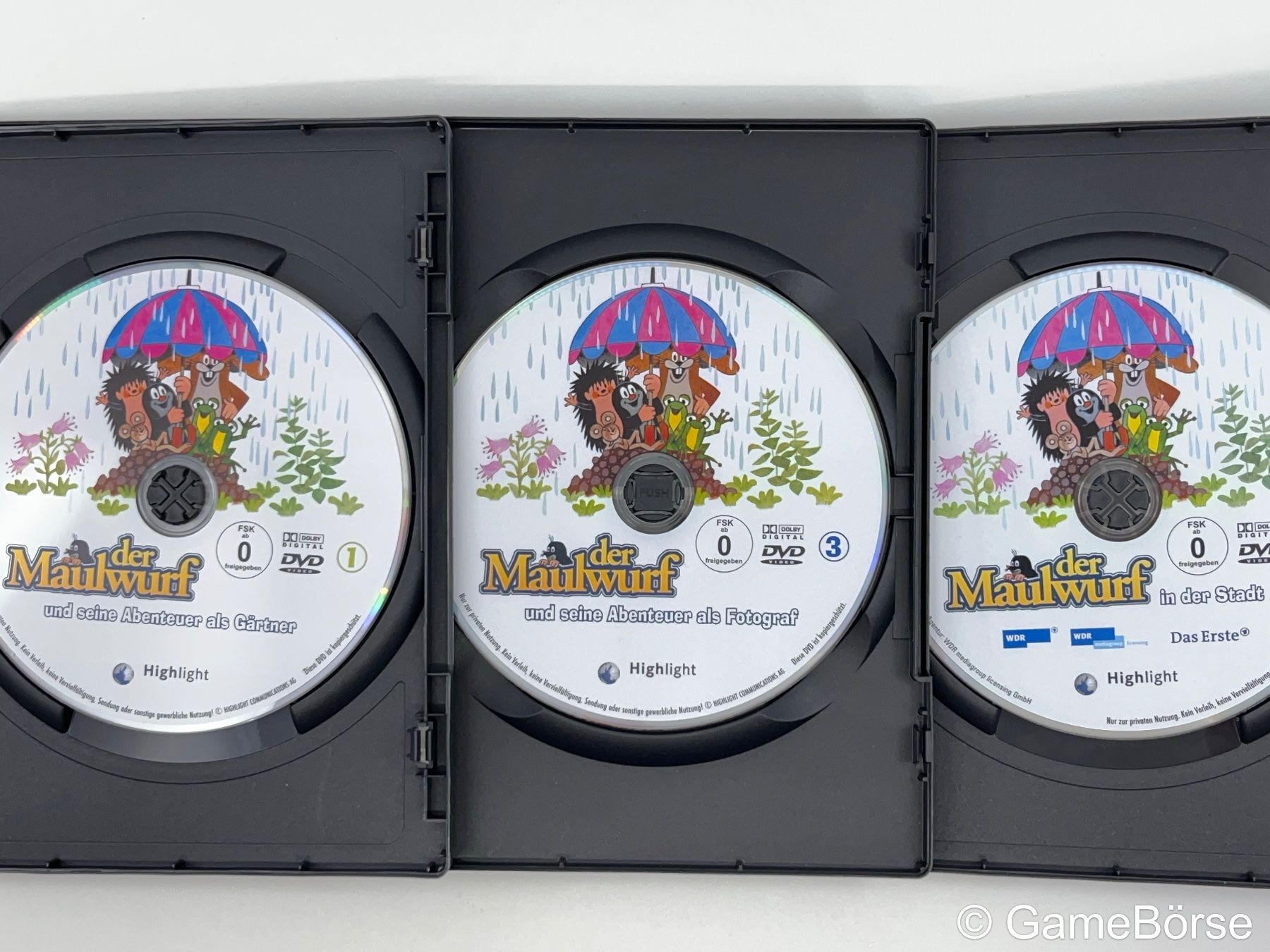 Alle DVDs: DVD Der Maulwurf 1, 3 und 5 – Gebraucht aus Stettfurt von GameBoerse 2