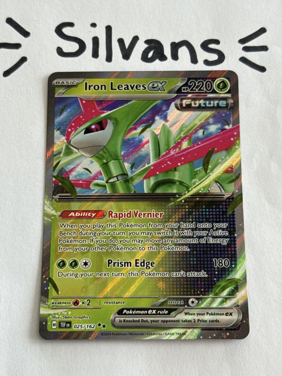Pokémon Carte collezionabili: Iron Leaves ex 025/162 Temporal Forces Englisch – Nuovo (secondo la descrizione) da Wil SG venduto da Silvans