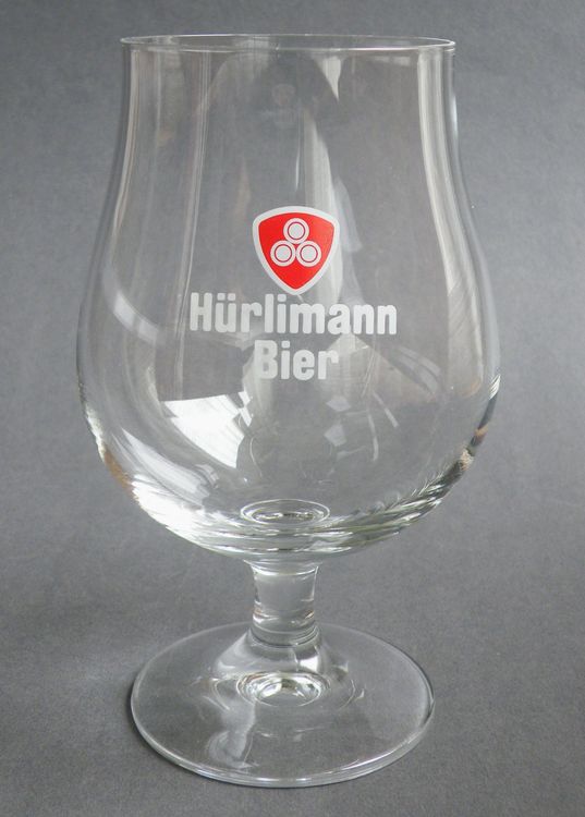 Brauerei HÜRLIMANN BIER Zürich Bierglas 