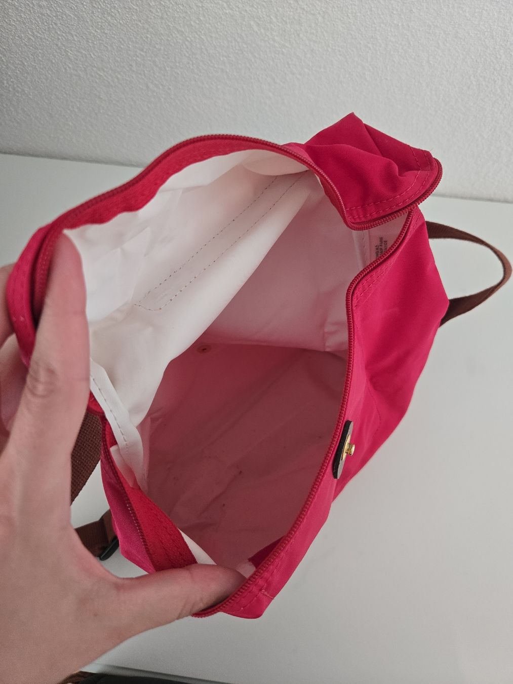Longchamp Rucksäcke: Longchamp Le Pliage Rucksack Rot – Gebraucht aus Weinfelden von lexamo94 8