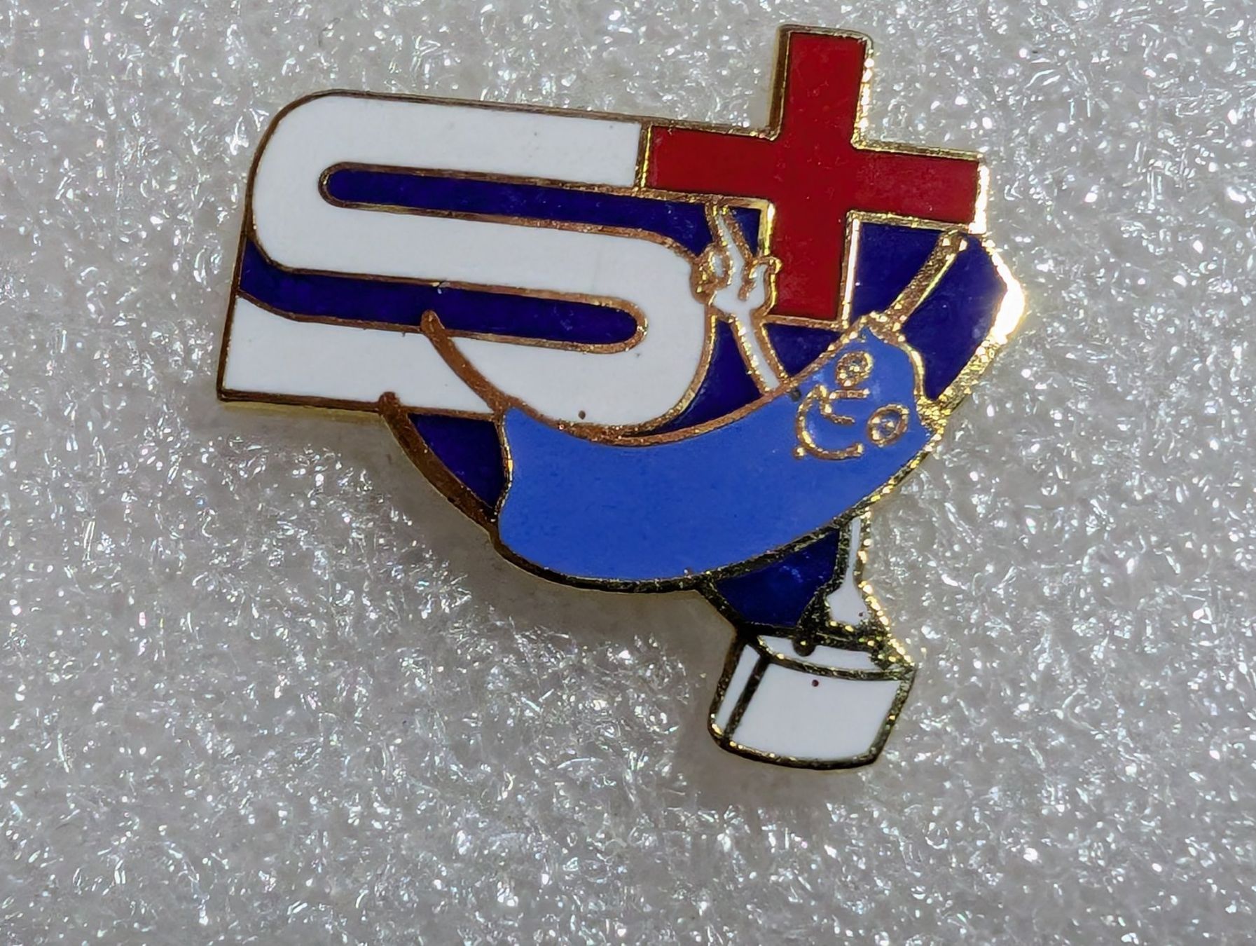 Placchette & Badge: Ansteckpin 260: Samariter Verein – Usato da Oppligen venduto da Pin-Fall-Shop