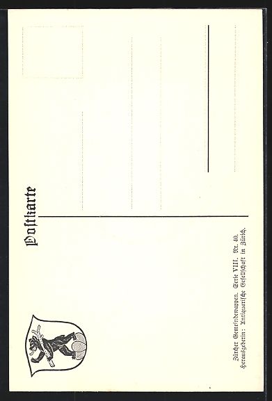 Cartoline postali: Dielsdorf, Wappen mit schwarzem einen Ba – Usato da Berlin venduto da bartko-reher 1