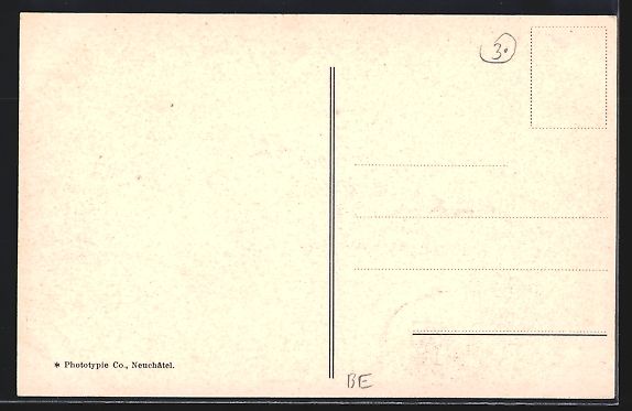 Cartoline postali: AK Aeschi, Kirche mit Bergen – Usato da Berlin venduto da bartko-reher 1