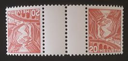 Zwischensteg senkr.perforiert Nr.S49Az ( Geriffelt ) **