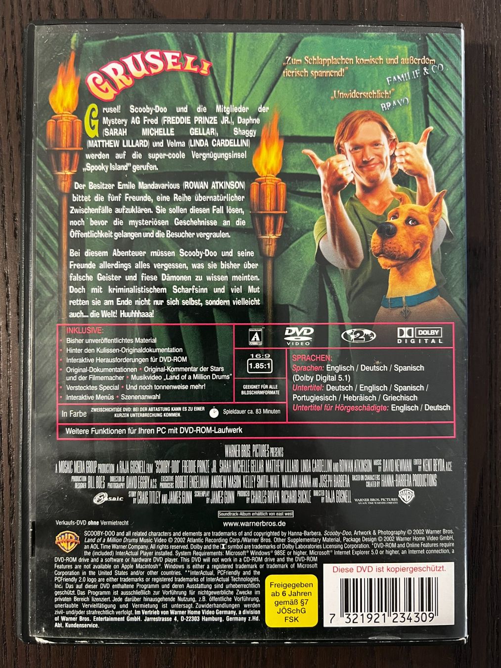 Tutti i DVDs: Scooby Doo – Usato da Zürich venduto da FilmFreunde 1