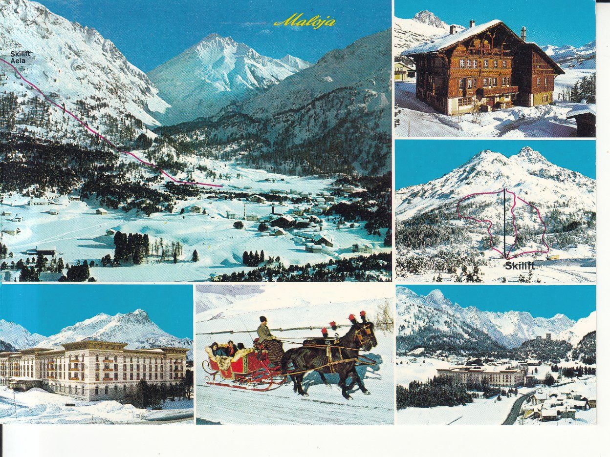 Cartoline postali: Maloja 1982 – Usato da Bürglen TG venduto da StampGraf