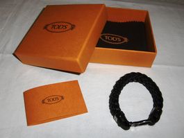 TOD'S Leder Armband mit Box
