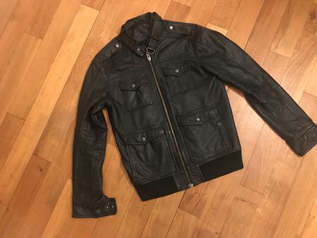 Leder Jacke im „Racer mix A2 Stil