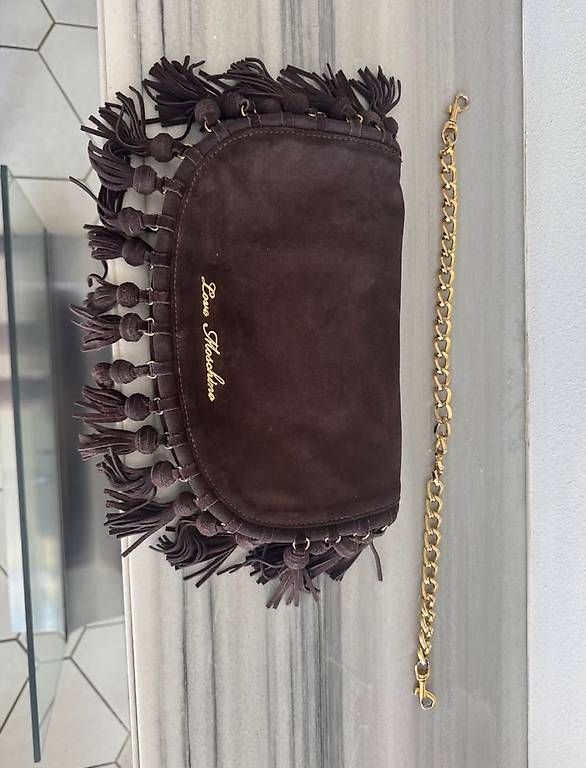 Moschino Borse da donna: Sac en daim chocolat Love Moschino – Usato da St-Sulpice VD venduto da dya_9c2f 4