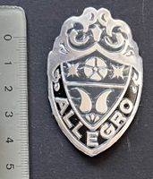 Allegro Velo Steuerkopfschild Emblem,