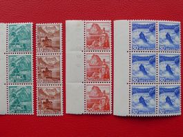 1948 "LOT" Rollenmarken in EINHEITEN, Kat: 205.-+