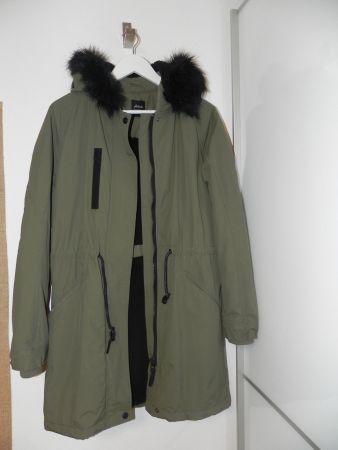 Jacke Parka Flatbush Polar in Olivgrün/Khaki Gr, Medium