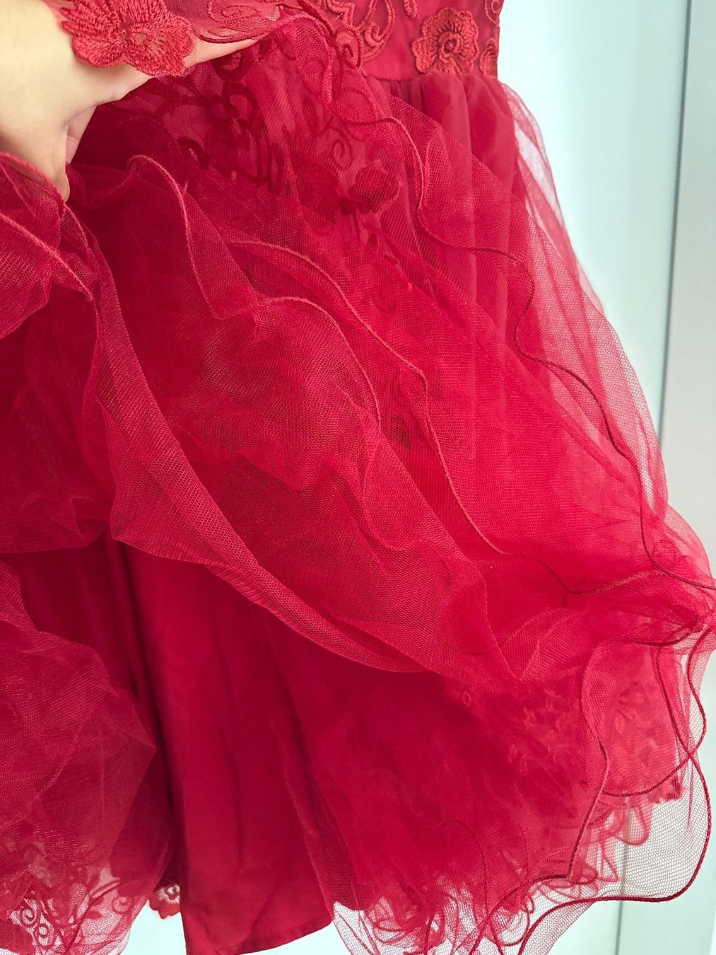 Robes: Elegantes Tüllkleid Rot Gr.34 – D'occasion à Schönenwerd par d.chiara 7