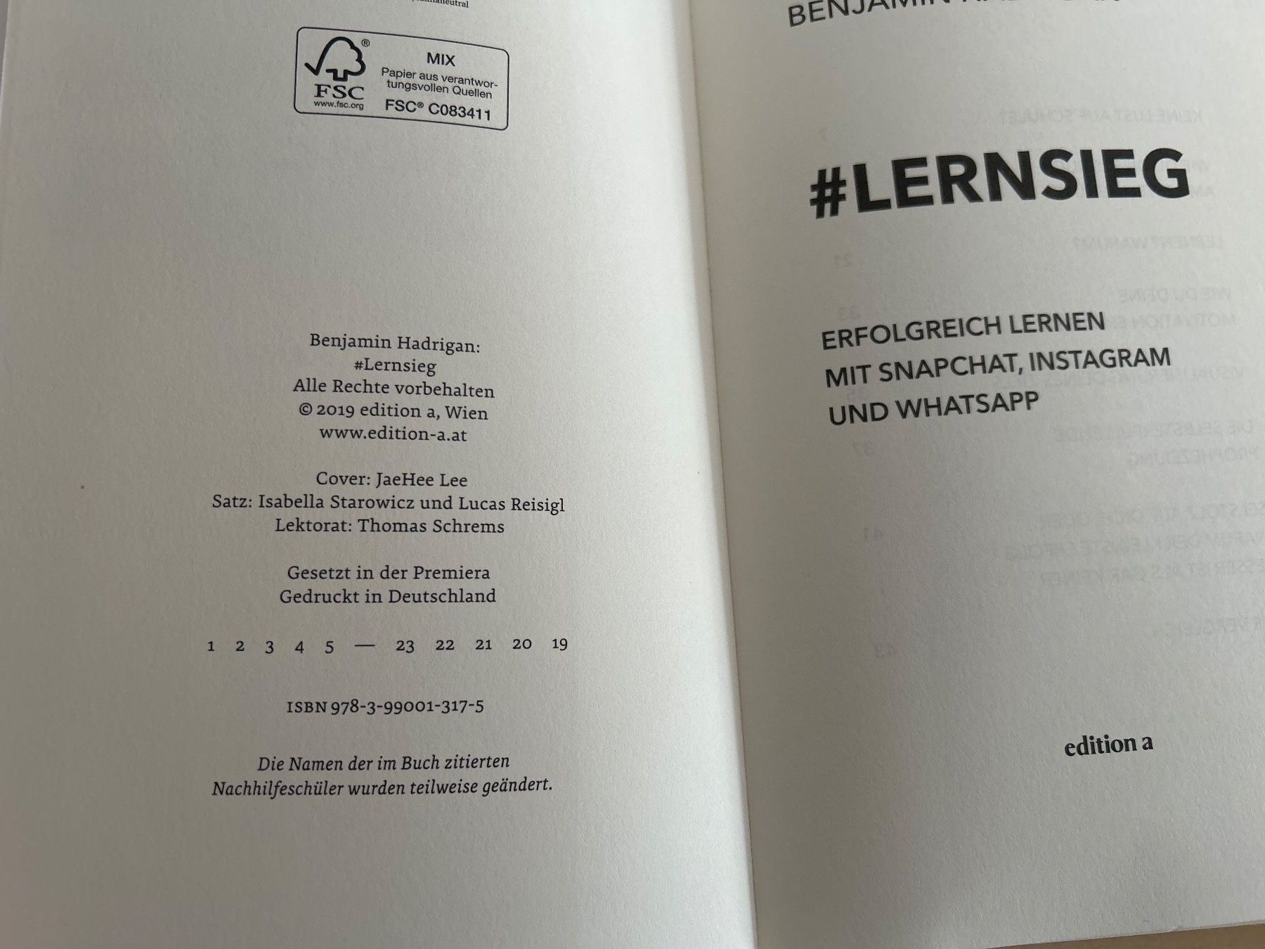 Libri: #Lernsieg, Hadrigan,  lernen mit Snapchat, Instagram, ... – Usato da Aarau venduto da R-O-G-E-R 3