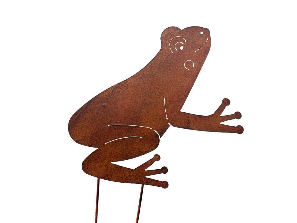 Toutes les décorations: Frosch Stecker Rostoptik 39 cm – Neuf avec emballage d'origine à Matzendorf par Gartendeko-Shop
