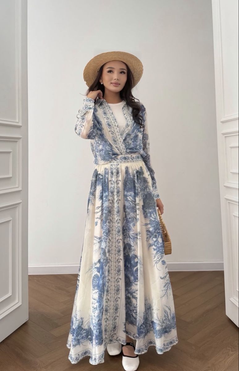 Kleider: Linen Blend Blouse & Skirt – Neu (gemäss Beschreibung) aus St.Josefen von lop_lh8d 4