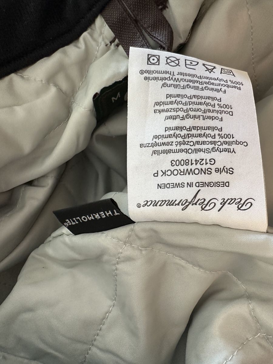 Peak Performance Pantaloni: Peak Performance Skihose Braun mit Nieten – Usato da Speicher venduto da pat_ddn8 5