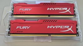 Kingston HyperX Fury Red 16GB DDR3-1866 – 4x4GB RAM Kit