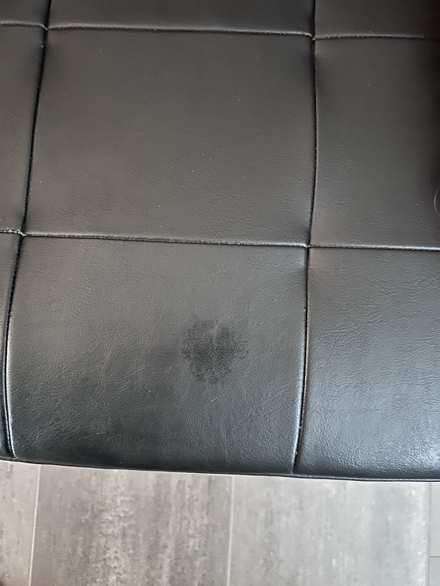 Sofas: 2er Sofa Leder schwarz mit Hocker, gebraucht – Gebraucht aus Brittnau von Laluna211 6