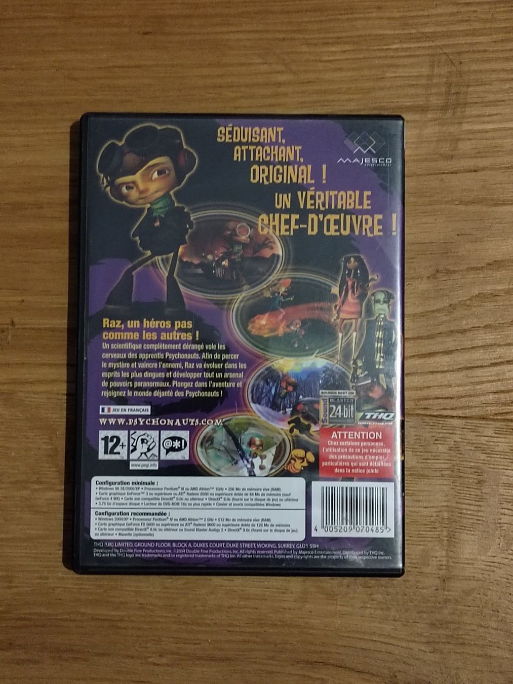 Spiele: Psychonauts PC 2005 FR – Gebraucht aus Fribourg von Nooky 1