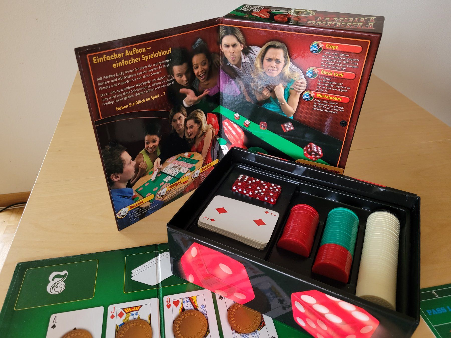 Parker Giochi: Feeling Lucky! Das Kasinospiel – Usato da Wiesendangen venduto da samoalk 1
