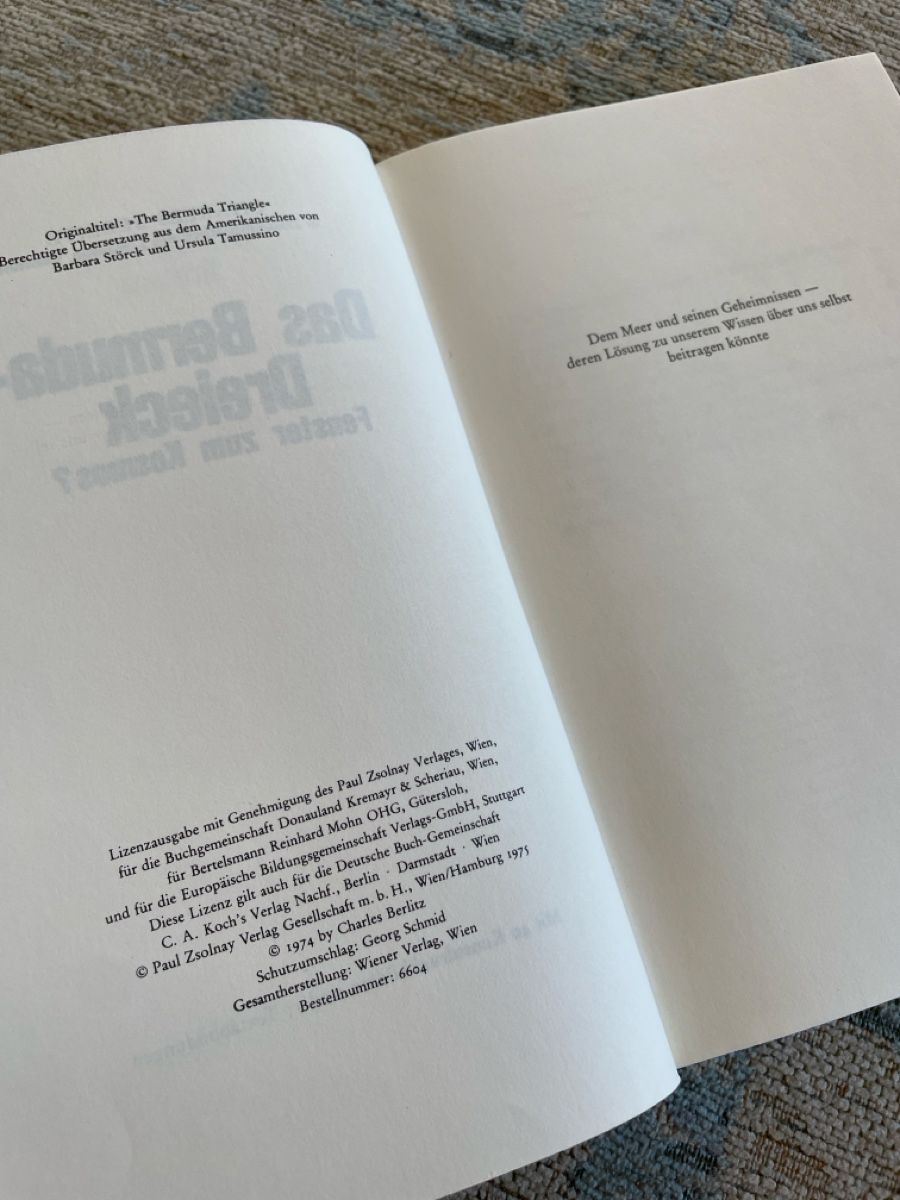 Libri: Das Bermuda Dreieck – Usato da Freidorf TG venduto da ibipatria 1