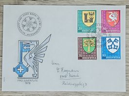 CL02 Enveloppe + Timbre Suisse 1978
