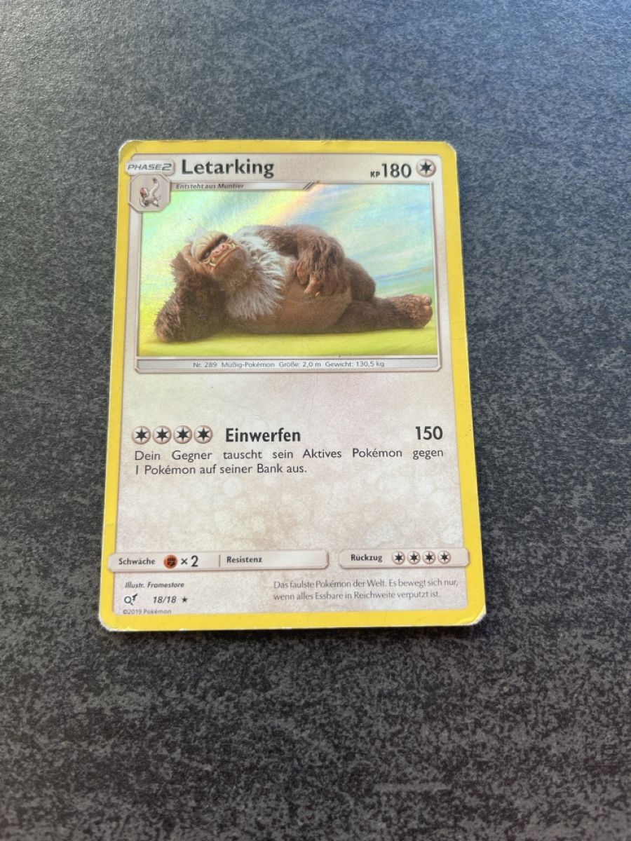 Pokémon Carte collezionabili: Gländender Letarking Pokémon 18/18 – Usato da Zug venduto da Markan67 2