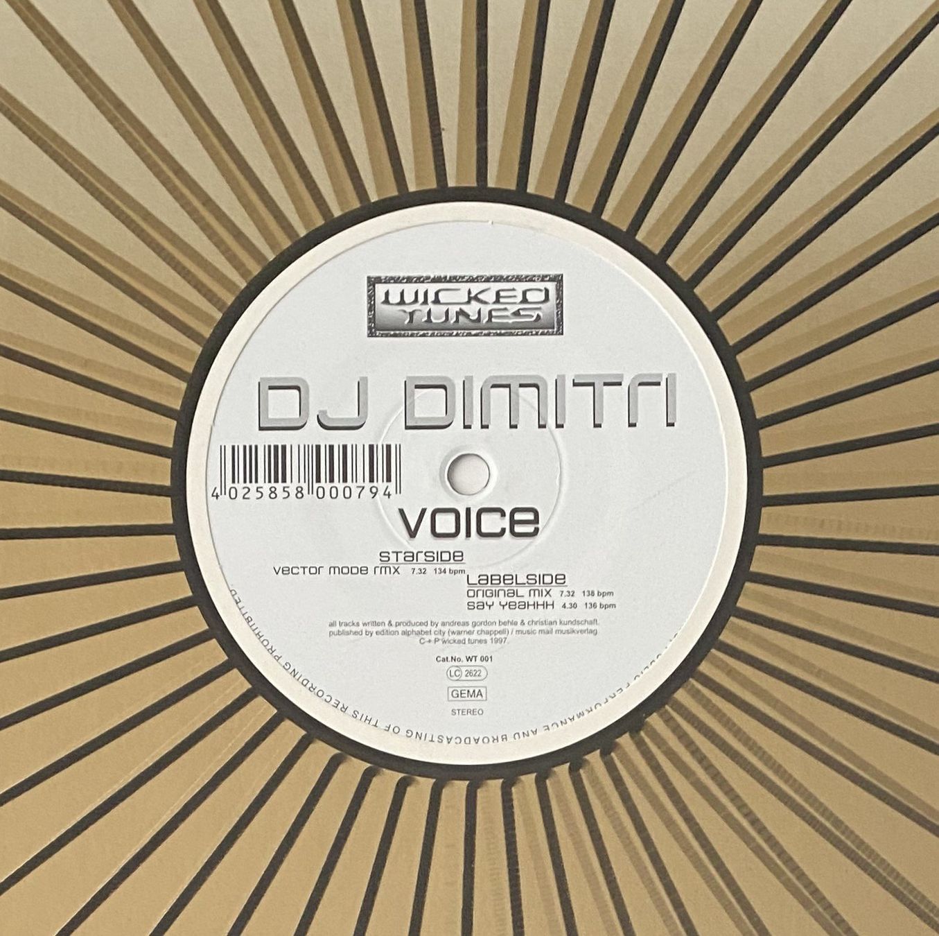 Vinyles: DJ Dimitri, Voice (Trance) – Neuf (Voir description) à Flums par Empe1 2
