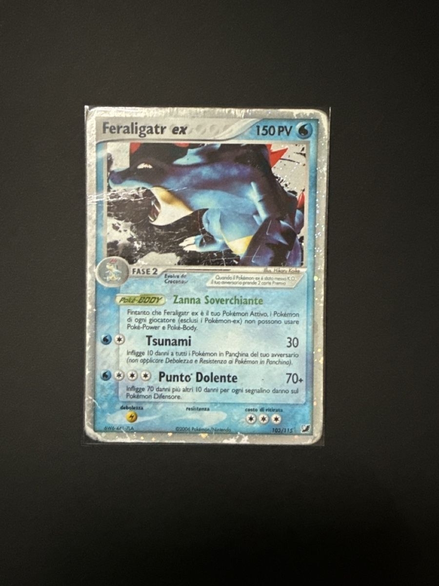 Pokémon Carte collezionabili: Feraligatr Ex IT PO – Usato da St-Maurice venduto da Whatty