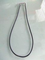 Kette Kautschuk schwarz 3mm, 45cm lang