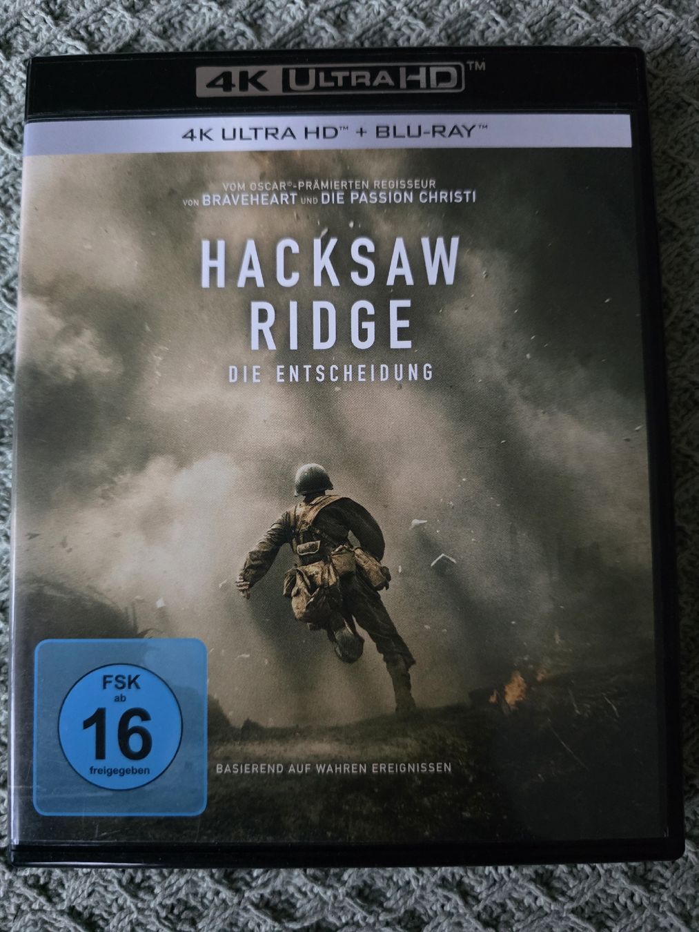 Alle DVDs: Hacksaw Ridge - 4K UltraHD  + Blu-ray – Gebraucht aus Ellikon a d Thur von razzorblog