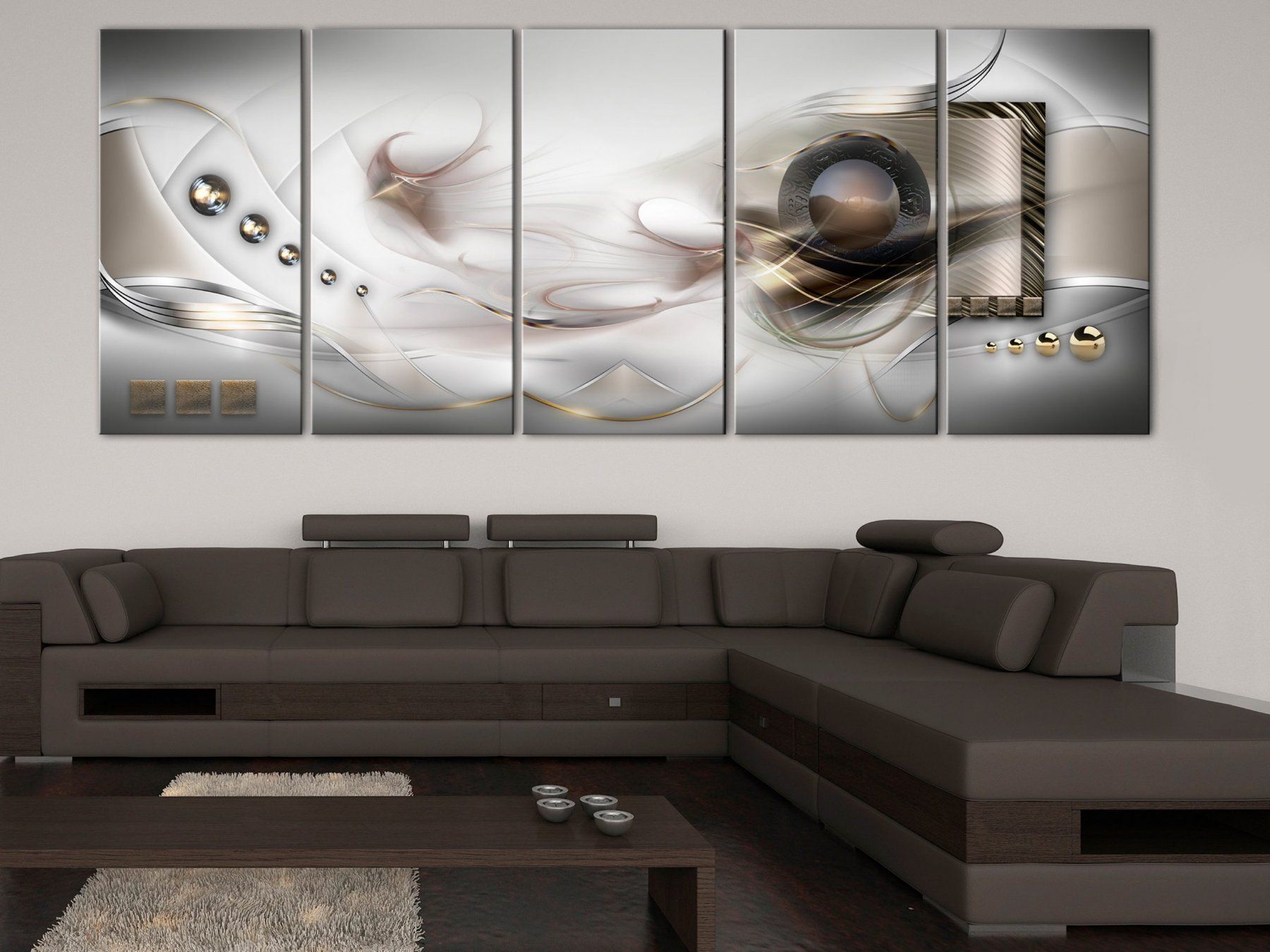 Poster & Bilder: XL Wandbild Abstrakt NEU modern – Neu und originalverpackt aus Bern von Miraitrading 1