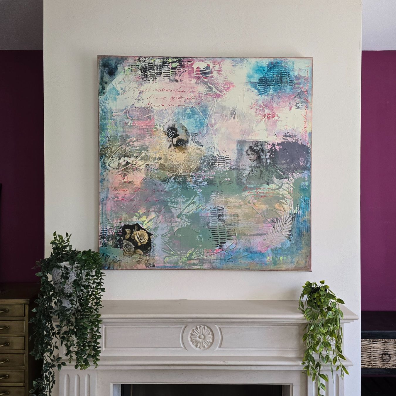 Tableaux: Acrylbild 'Bloom' • 100x100x5 • JasArt – Neuf (Voir description) à Wikon par Nephilim74