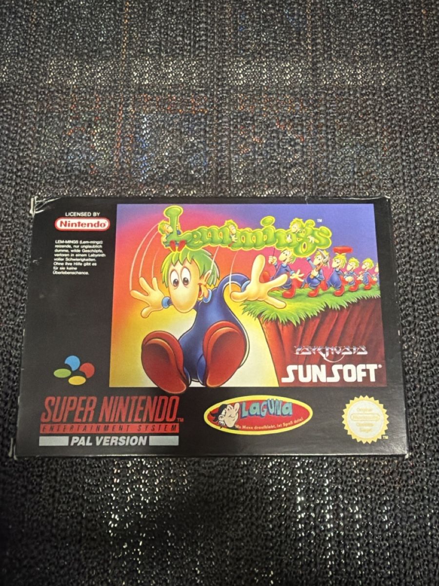 Nintendo Giochi: Lemmings Super Nintendo PAL Version – Usato da Bülach venduto da ran_kqm8