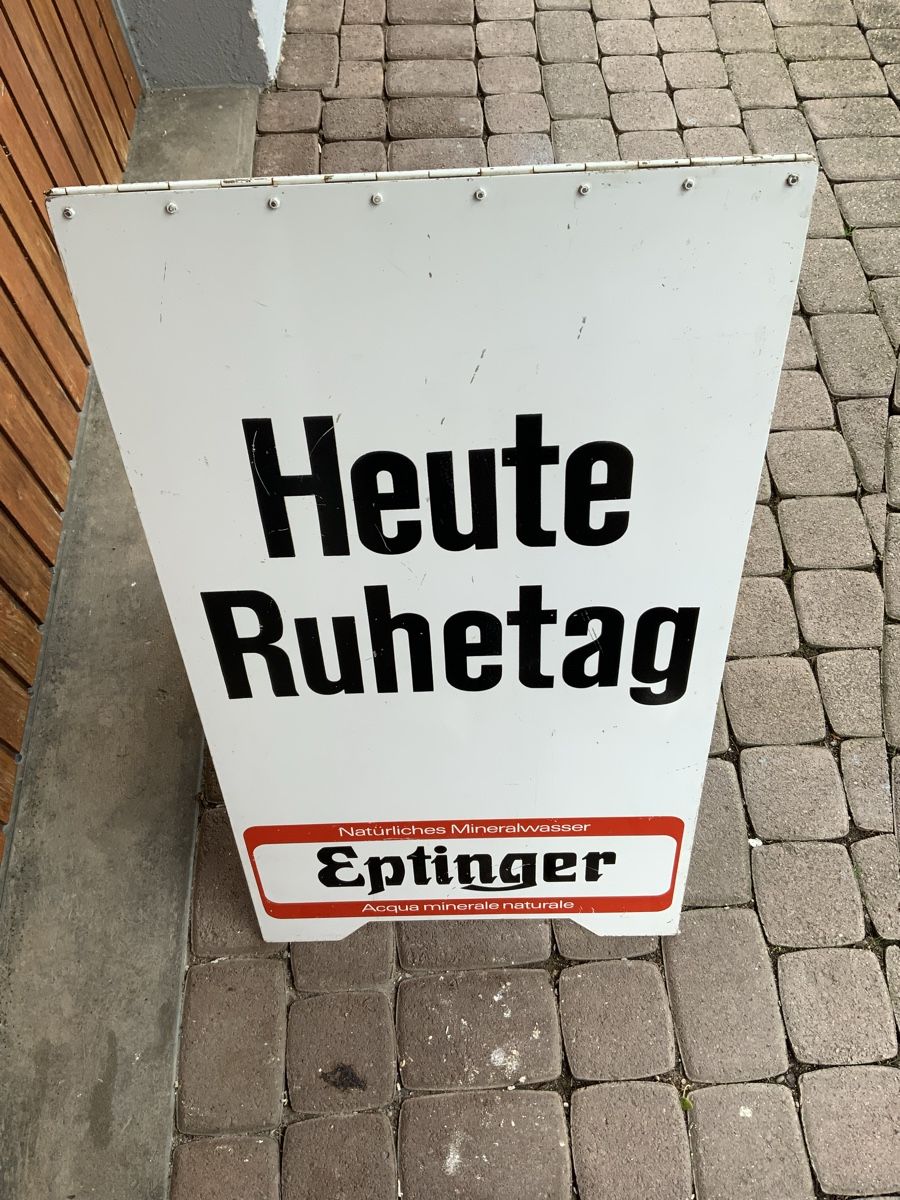 Insegne: Ruhetag Eptinger – Usato da Magden venduto da rom_5zrl 3