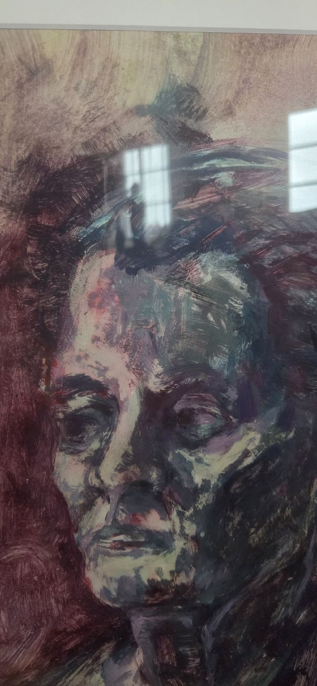 Gemälde: Expressionistisches Porträt einer Frau – Gebraucht aus Rehetobel von hobirot01 9