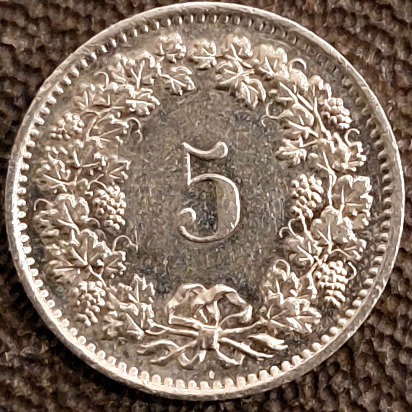 Tutti le monete: 5 Rappen 1970 – Usato da Arch venduto da coinsandmore 1