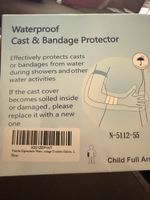 Wasserdichter Gipsschutz für Kinder Grösse L