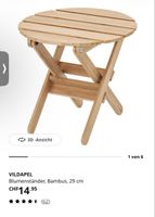 Blumenständer Vildapel Bambus rund 29 cm gebraucht
