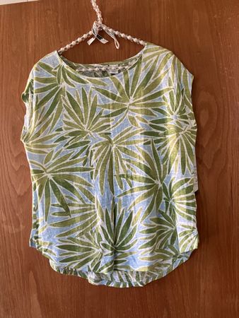 Neues 100% Leinentop von Sigrid Olsen Gr M
