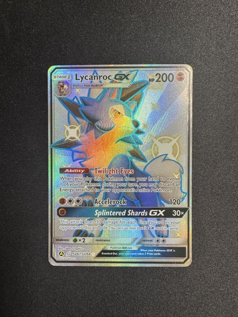 Pokémon Carte collezionabili: Lycanroc GX EN - Light Played – Usato da Horgen venduto da ric_tz6s