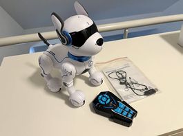 Ziggy der Robo Hund Roboter Spielzeug mit Licht & Sound blau