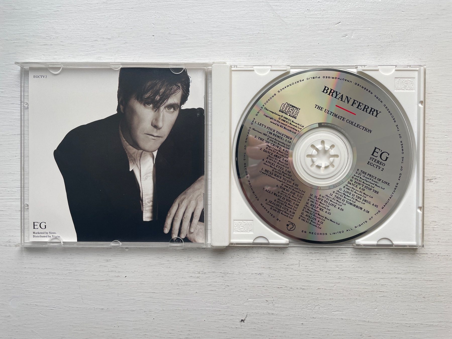 CD: Bryan Ferry & Roxy Music - Ultimate Collection - CD, 1988 – Usato da Zürich venduto da Andy_t71 2