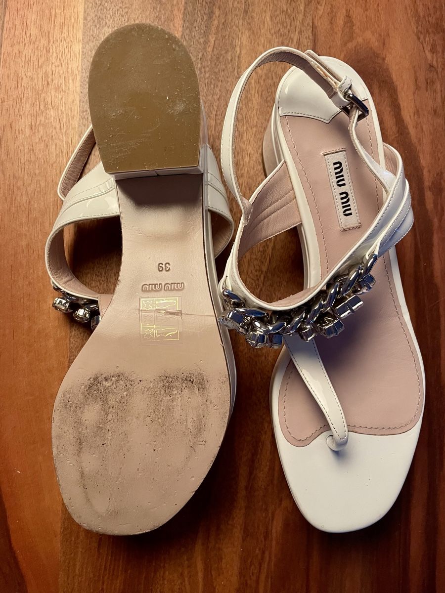 Miu Miu Scarpe da donna: Miu Miu Sandalen, Gr. 39,  Top! – Usato da Gockhausen venduto da AnneT07 6