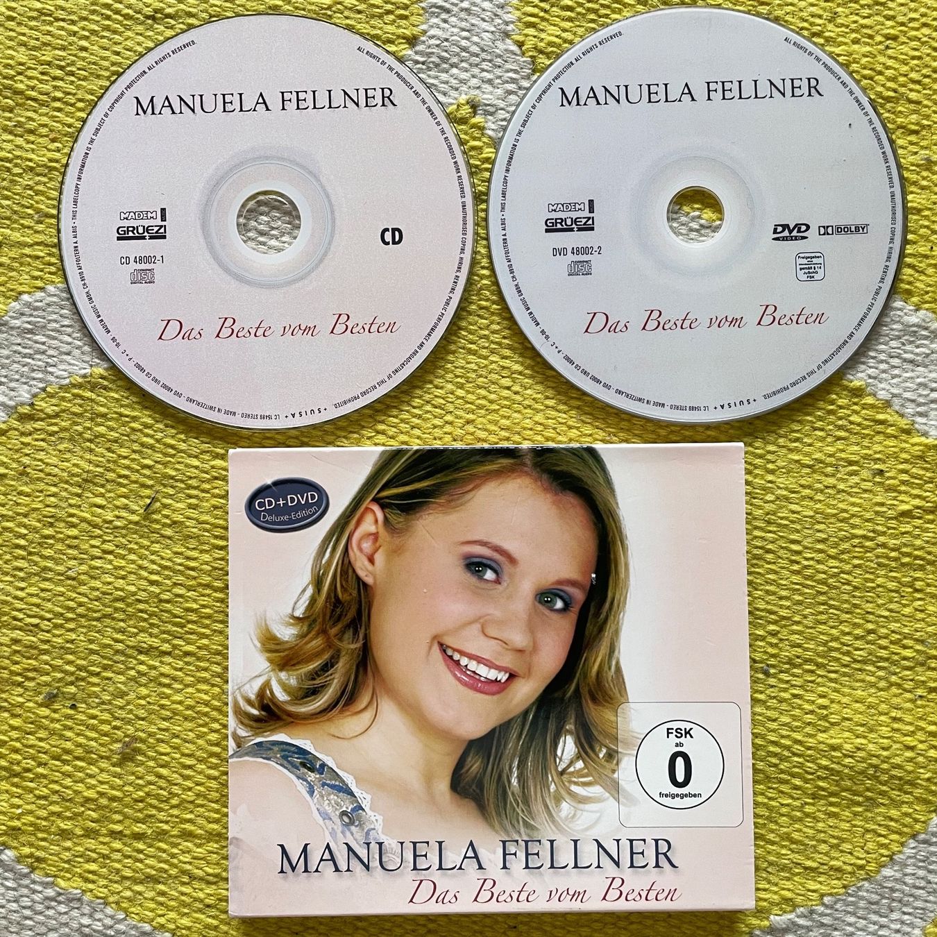 CDs: MANUELA FELLNER-CD+DVD DAS BESTE VOM BESTEN – Gebraucht aus Rorschacherberg von CD-Roli